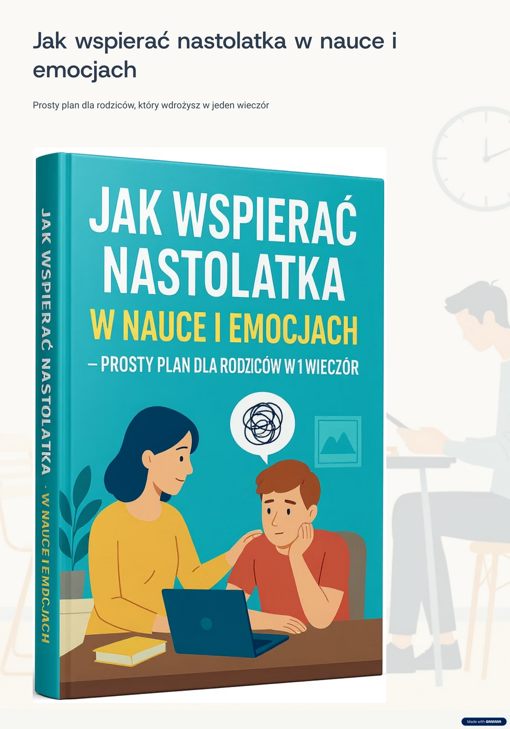 "Ebook Jak wspierać nastolatka w nauce i emocjach"