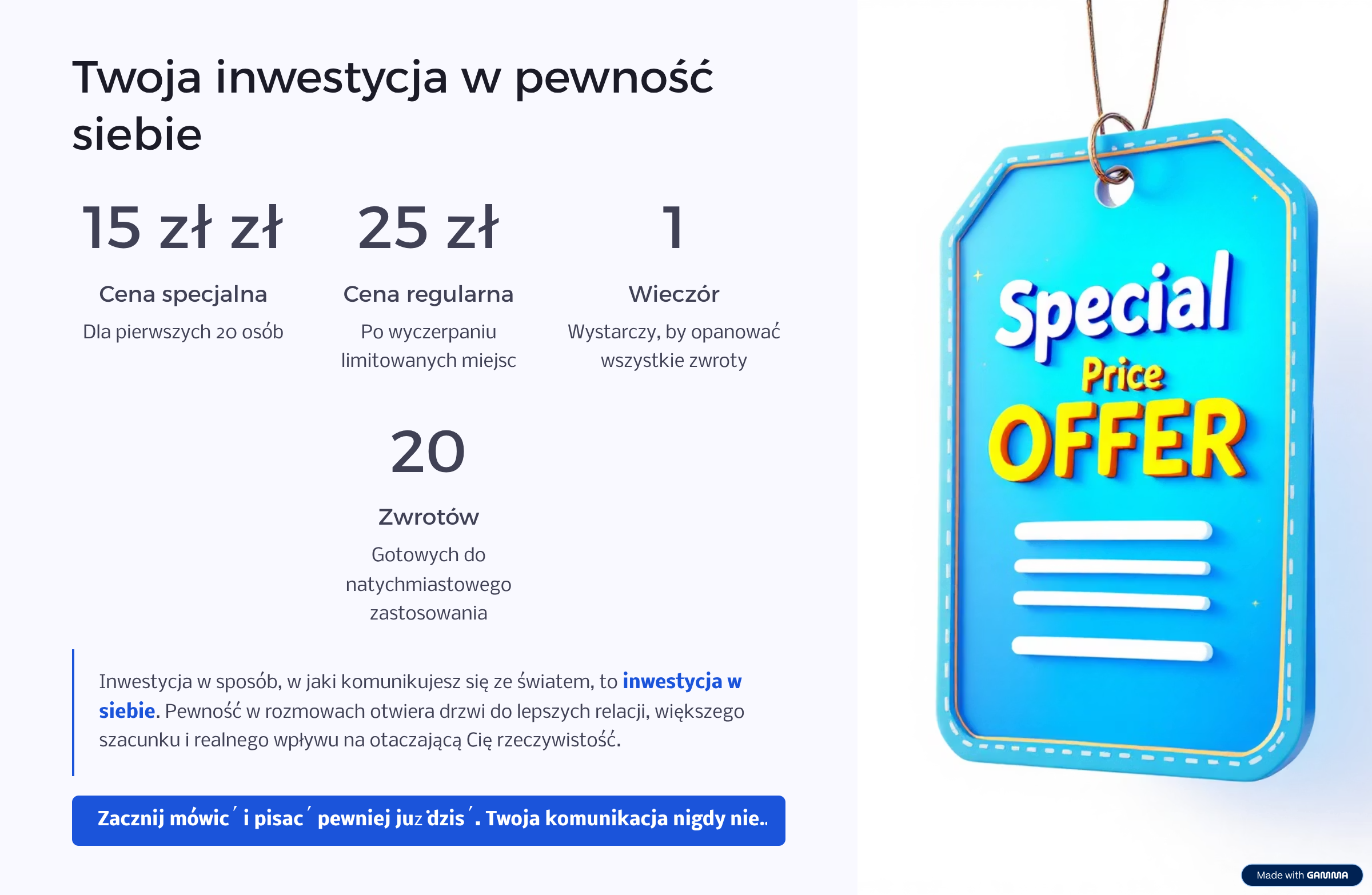 "20 zwrotów do maili i rozmów, które zwiększą Twoją pewność siebie"