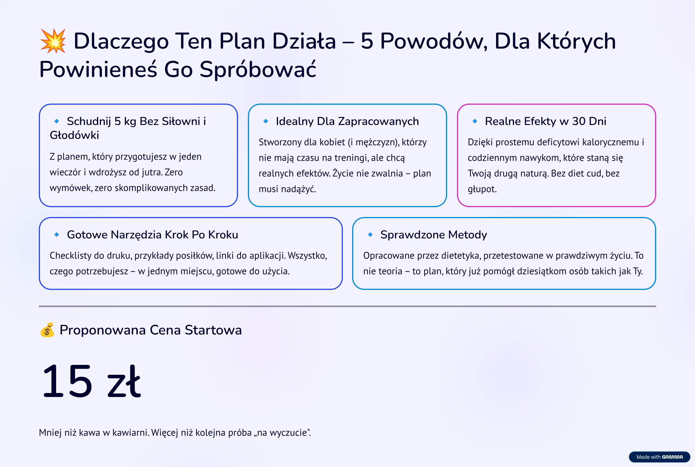 „Jak schudnąć 5 kg bez siłowni – plan dla zapracowanych”